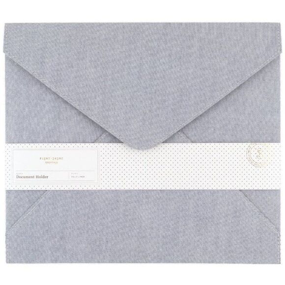 Sugar Paper Chambray Document Pouch - Picture 1 of 8